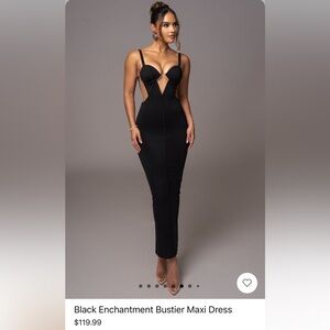 Jlux black cocktail dress